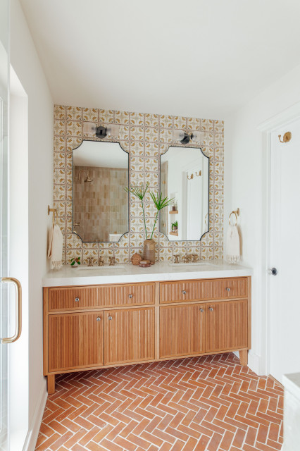 Spanish Colonial mediterranean-bathroom