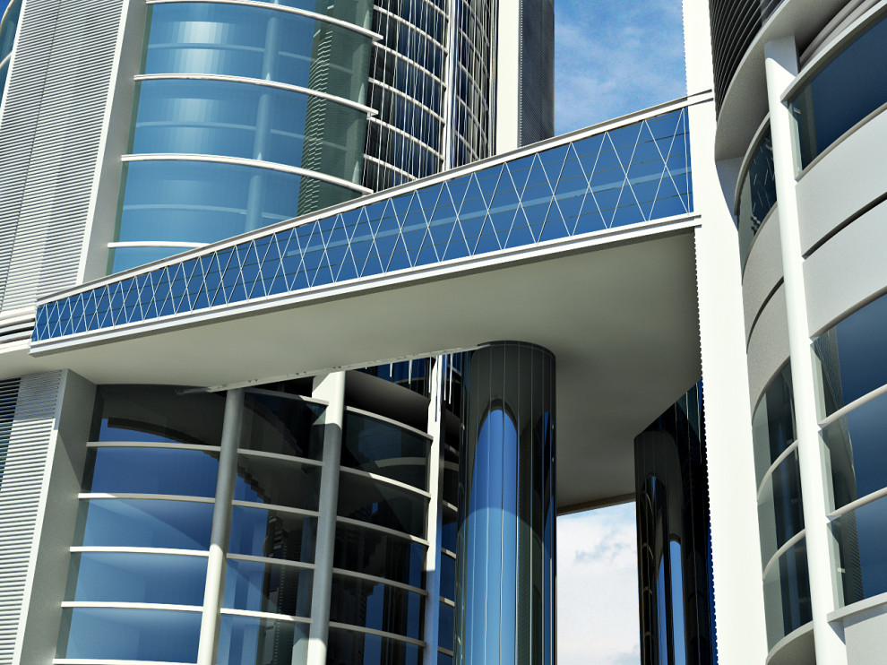 Архитектурный проект бизнес центра в г. Минск. 2008-2009г