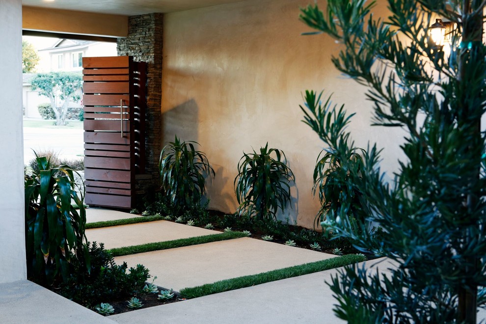 Home design - contemporary home design idea in Orange County