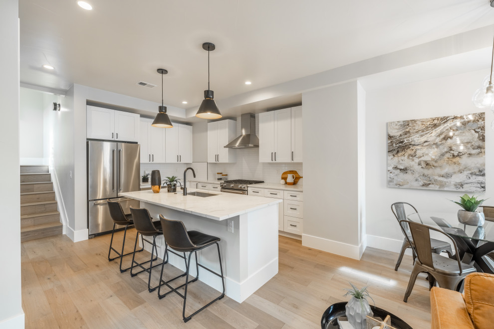 Kitchen - transitional kitchen idea in Denver