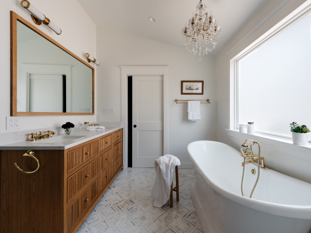Balcones Woods Garage Conversion bathroom