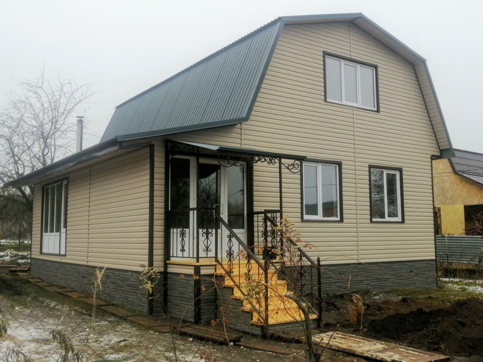 Каркасный дом 6х8 с мансардой