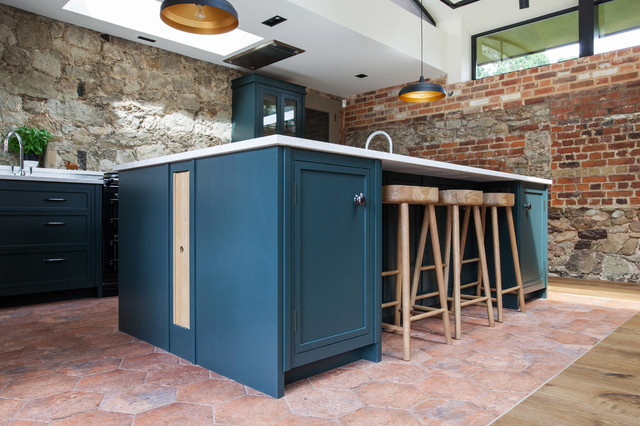 A beautiful Kent oast house renovation: kitchen country-kitchen