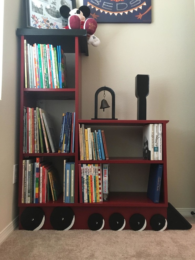 Toy train bookshelf Traditional San Diego by Woodworksdesign, LLC Houzz