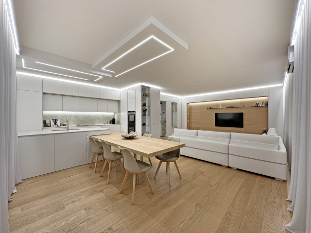 APPARTAMENTO DESIGN MODERNO | 120 mq moderne-dagligstue