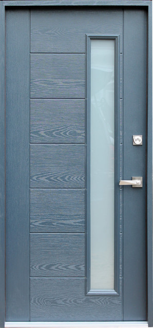 Fiberglass Gray Stained Glass Entry Door Contemporary Front Doors By Ville - Fiberglass Front Door With Stained Glass Fiberglass Gray Stained Glass Entry Door Contemporary Front Doors By Ville - Fiberglass Front Door With Stained Glass