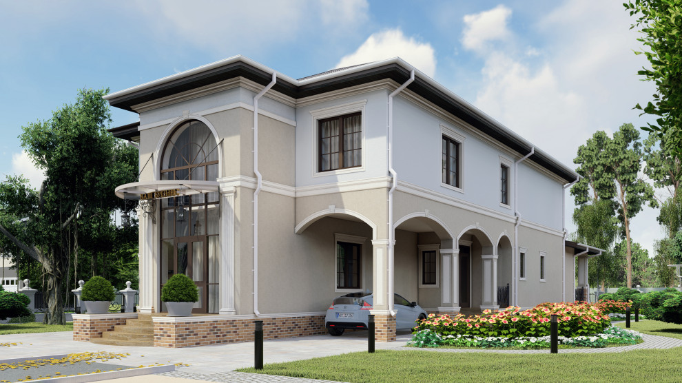 ДОМ-УСАДЬБА НА 2 СЕМЬИ + МАСТЕРСКАЯ (В1)