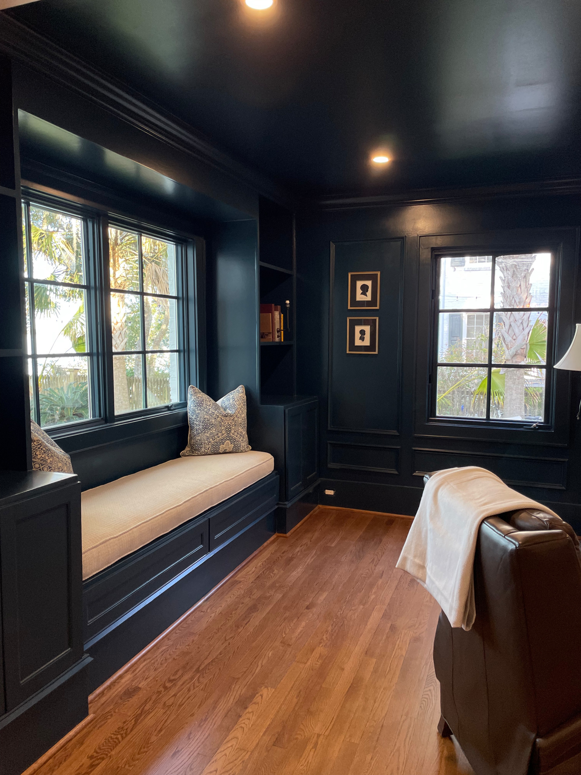 Home office - coastal home office idea in Charleston