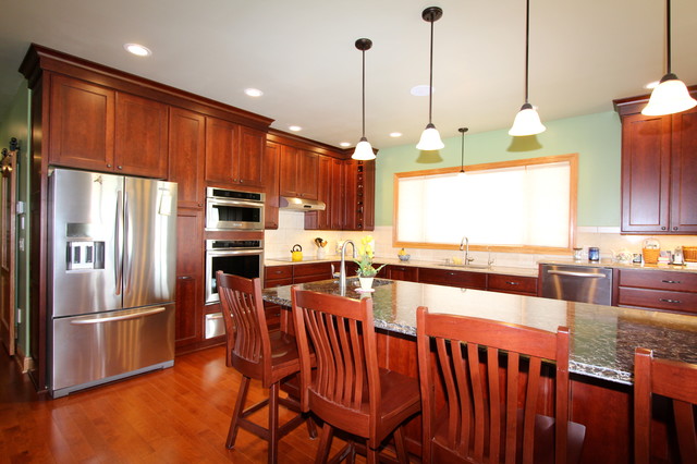 Rich Cherry kitchen