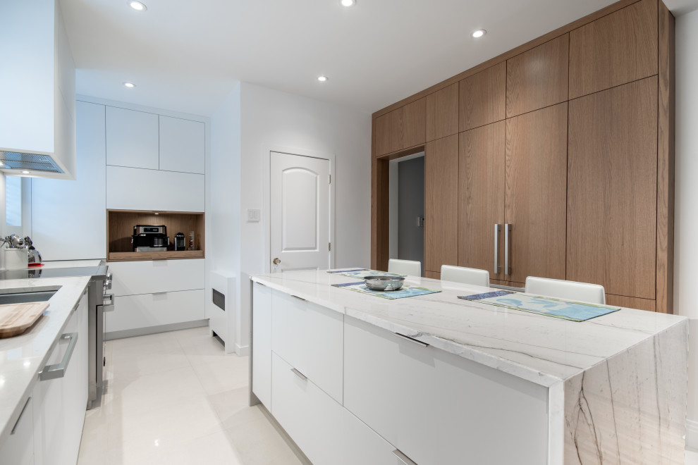 Modern Minimalist Kitchen Montreal