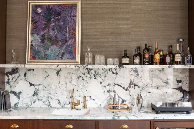 Carroll Gardens Corner Brownstone - Wet Bar nyklassisk-hjemmebar