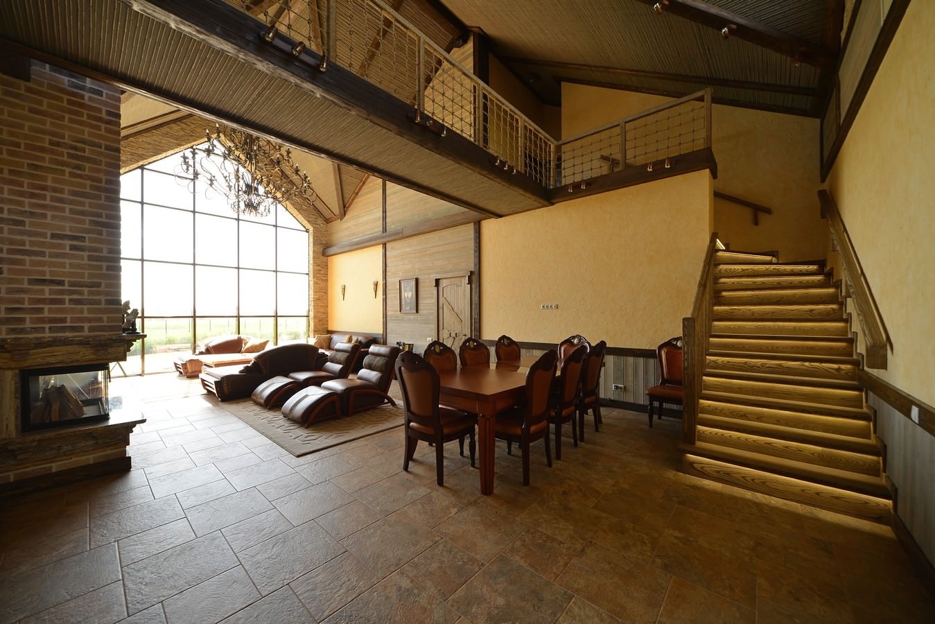 Интерьер охотничьего дома