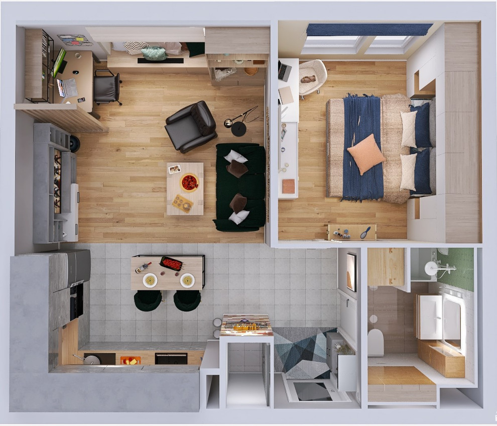 Однокомнатная квартира ЖК Саларьево Парк