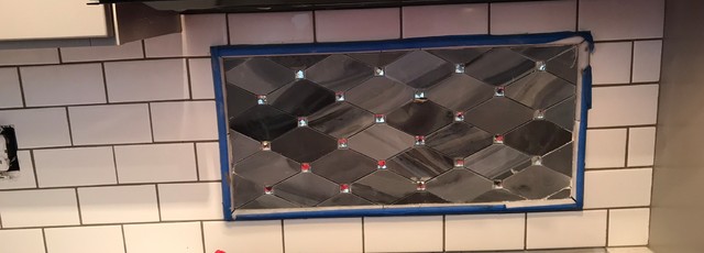 Custom Backsplash trendy-koekken