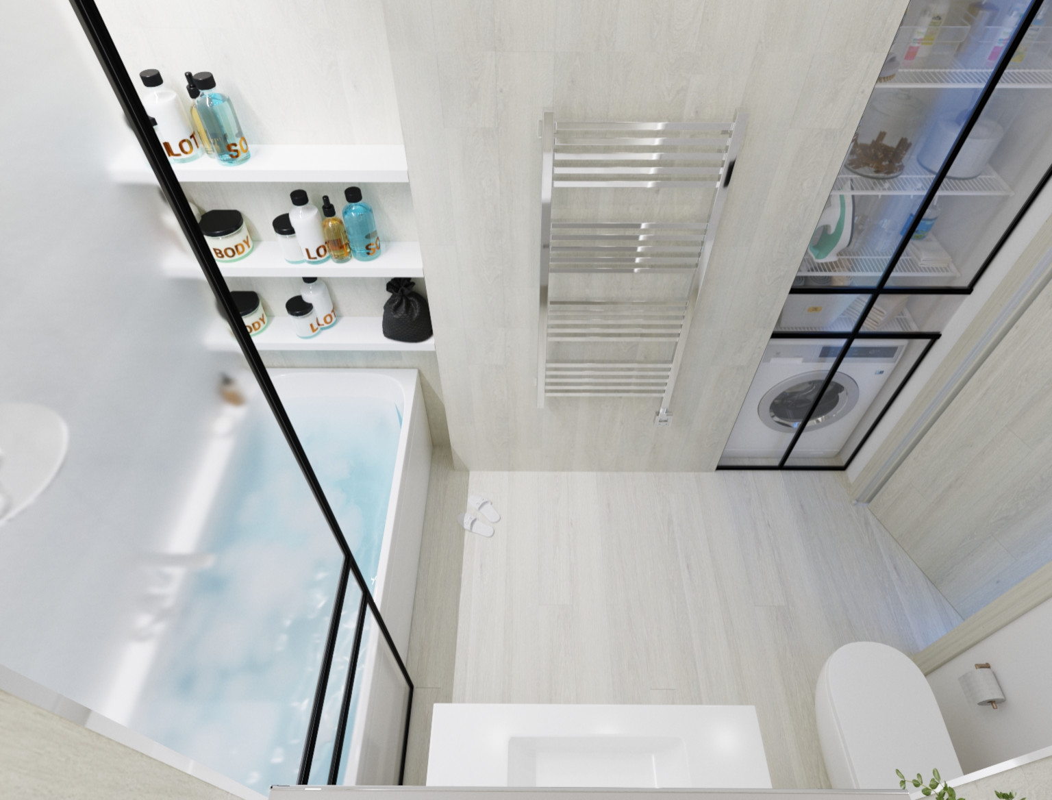 Светлый интерьер в современном стиле