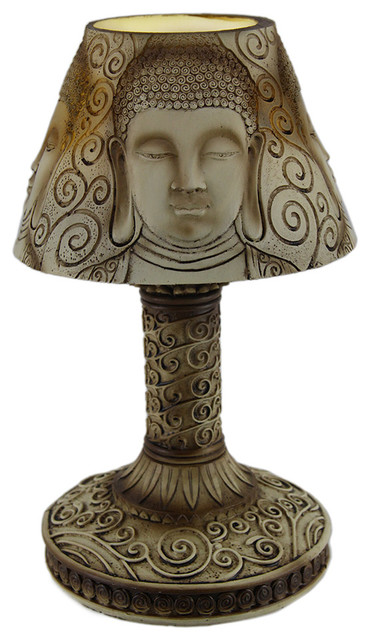 10 Battery Operated Buddha Shade Led Accent Lamp Asian Table 10 Battery Operated Buddha Shade Led Accent Lamp