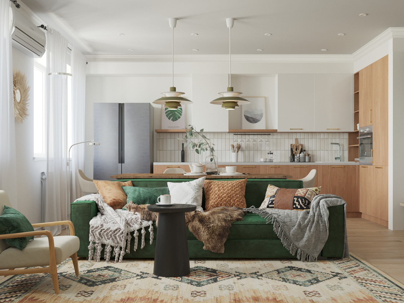 Мягкий сканди-бохо