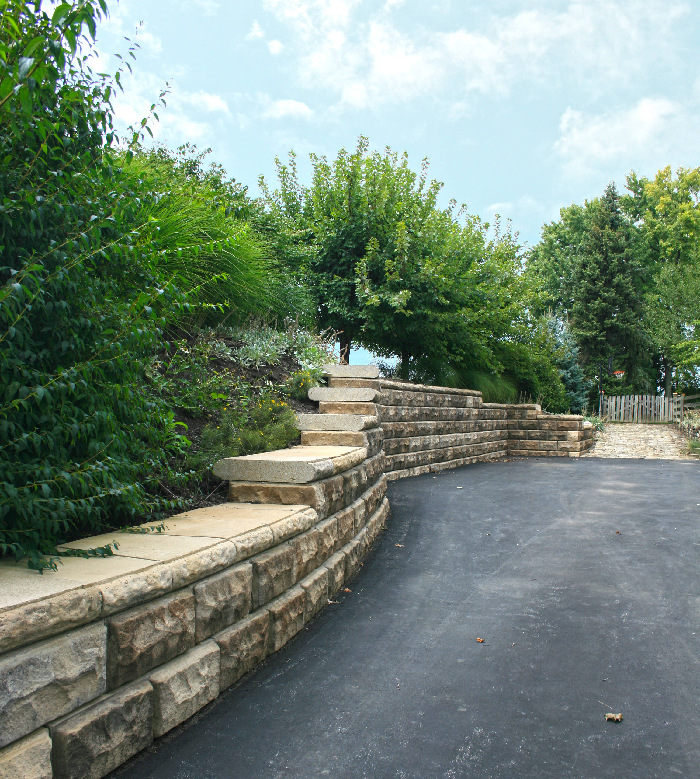 Sloped Front Yard Planting
