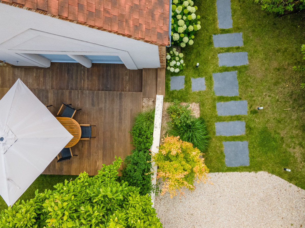 Un jardin aux allures contemporaines