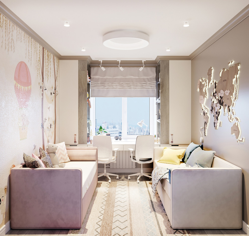 Детская комната из проекта 2к Цветаевой 10