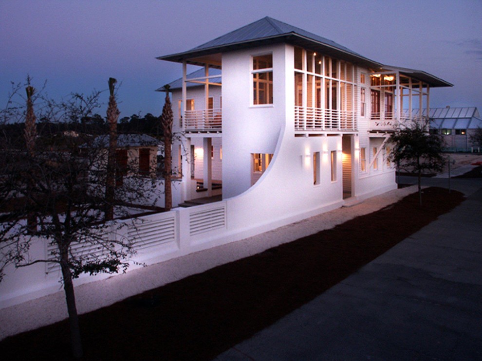 Photo of a beach style exterior in Jacksonville.