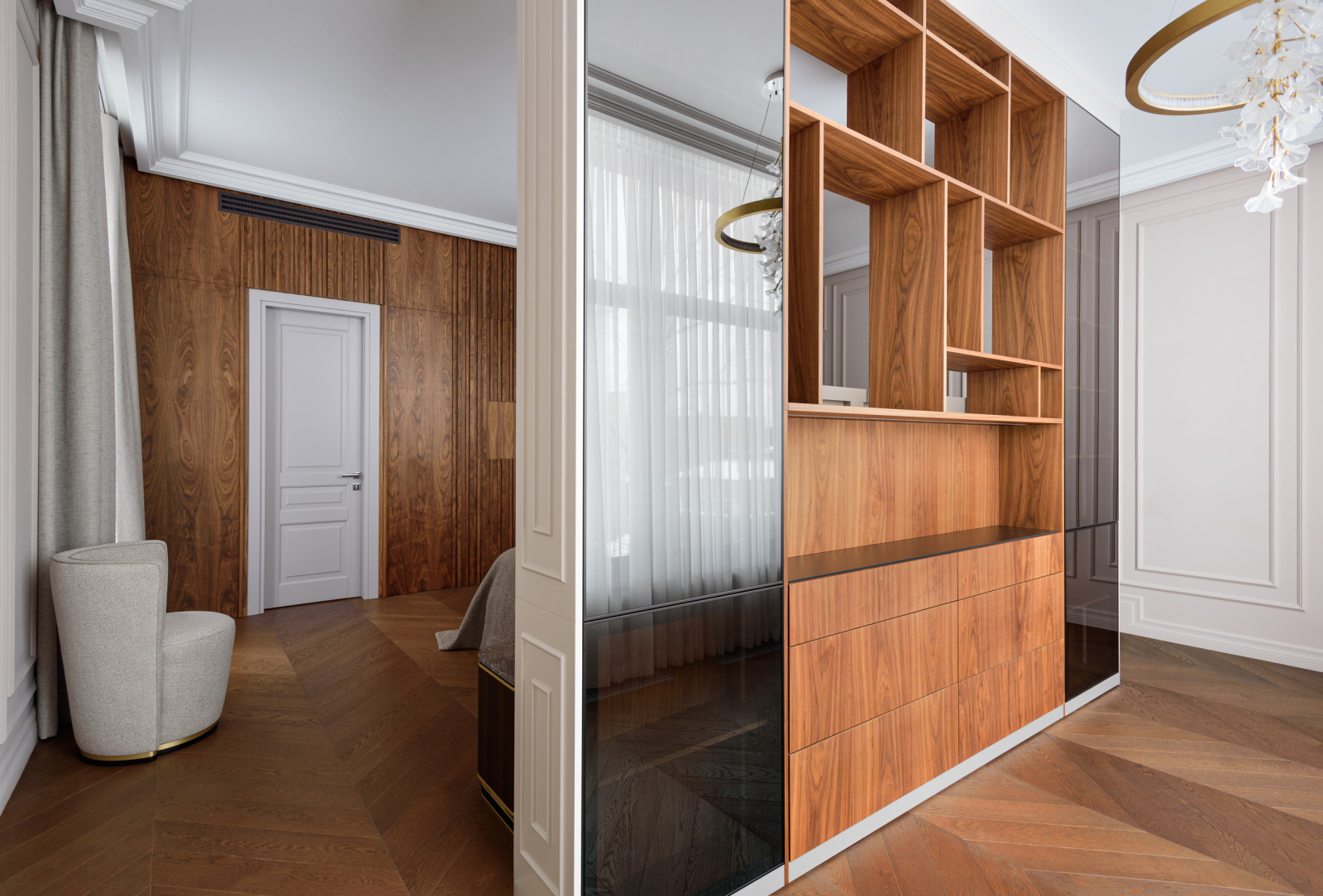 Таунхаус. Идеальная спальня. Зеркала в интерьере 2022