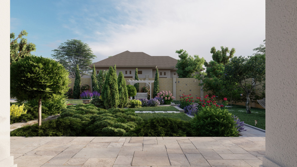 Ландшафтный проект участка в Севастополе