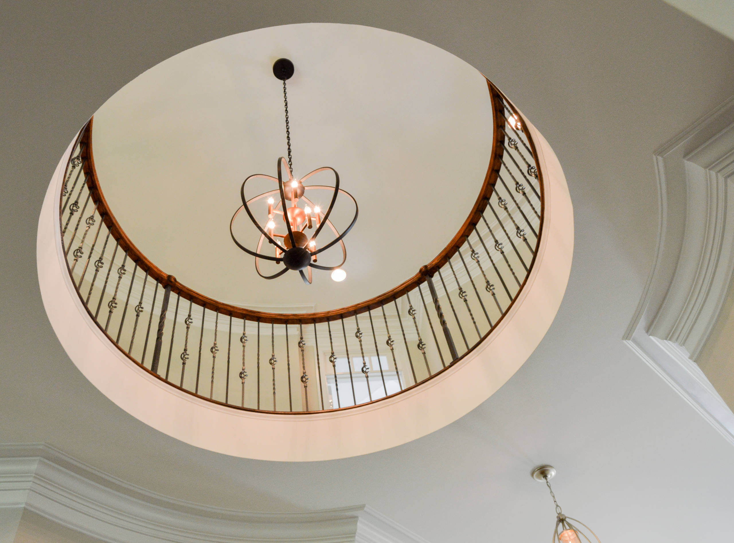 38_European Style Circular Balcony and Multi-level Staircase, Middleburg, VA 201