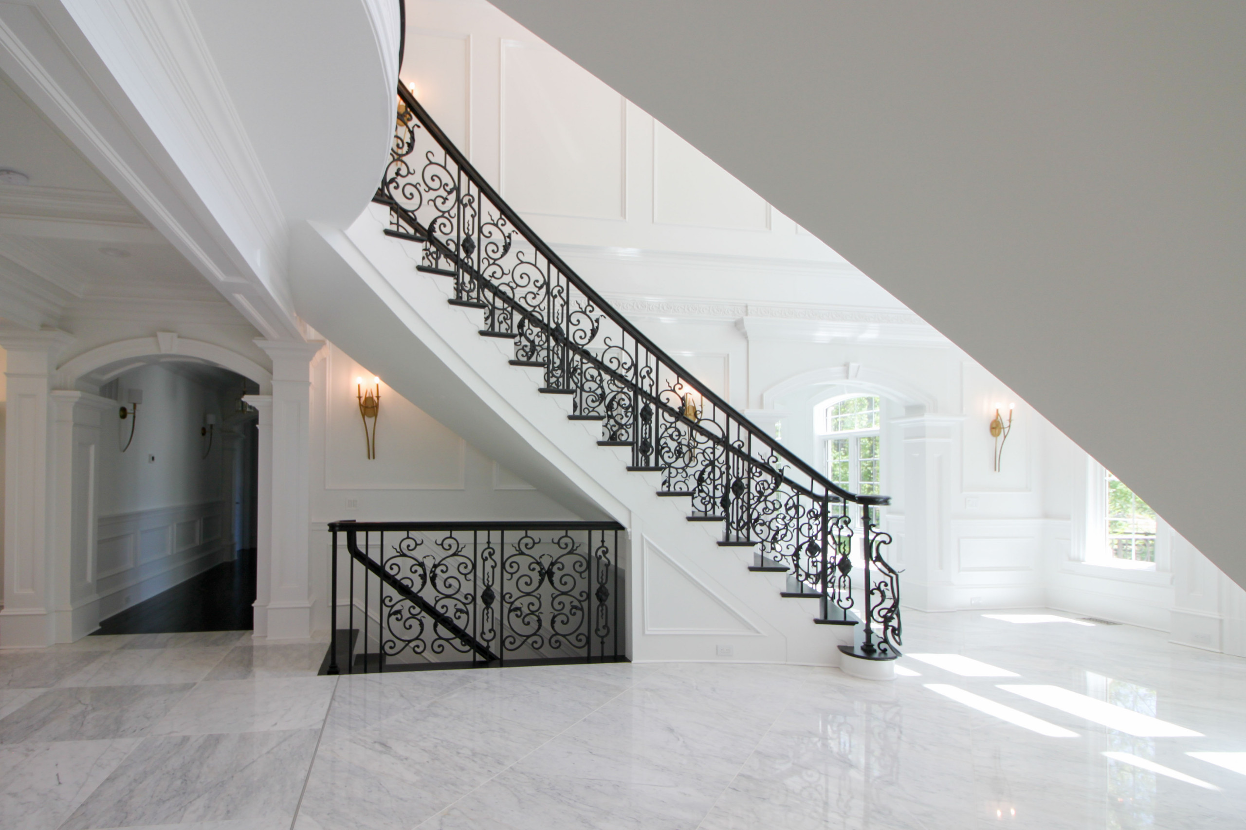 92_Grand Double Staircase in Exquisite Custom Home, Great Falls VA 22066