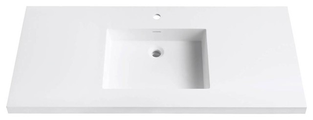 Avanity Versastone 49 Solid Surface Vanity Top W Integrated Bowl