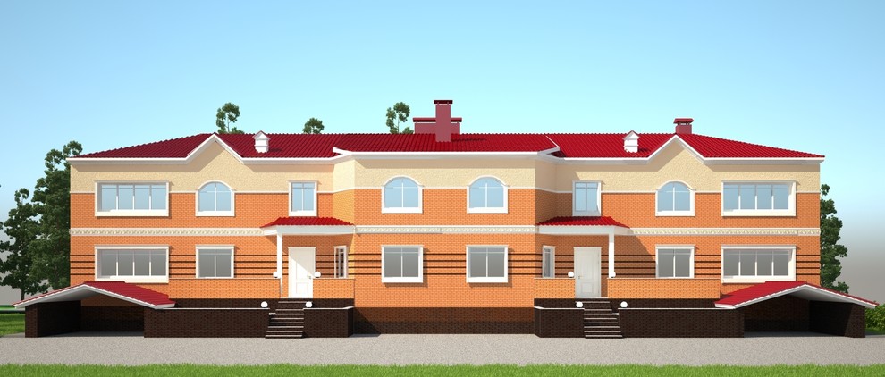 Дизайн фасада жилого дома