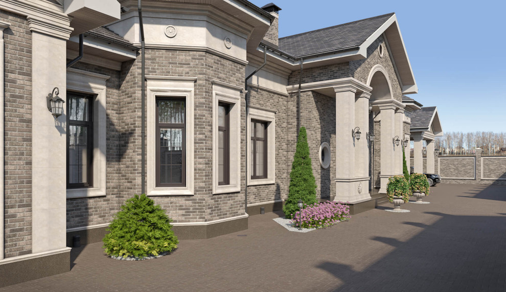 Архитектурный проект одноэтажного жилого дома площадью 400 кв.м.