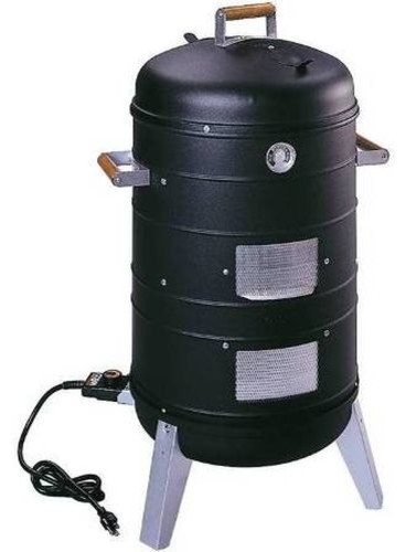 2, 1 Electric Water Smoker That Converts Into A Lock 'N Go Grill, Black