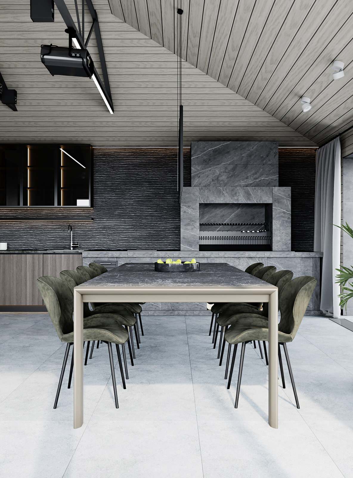 Интерьер летней веранды