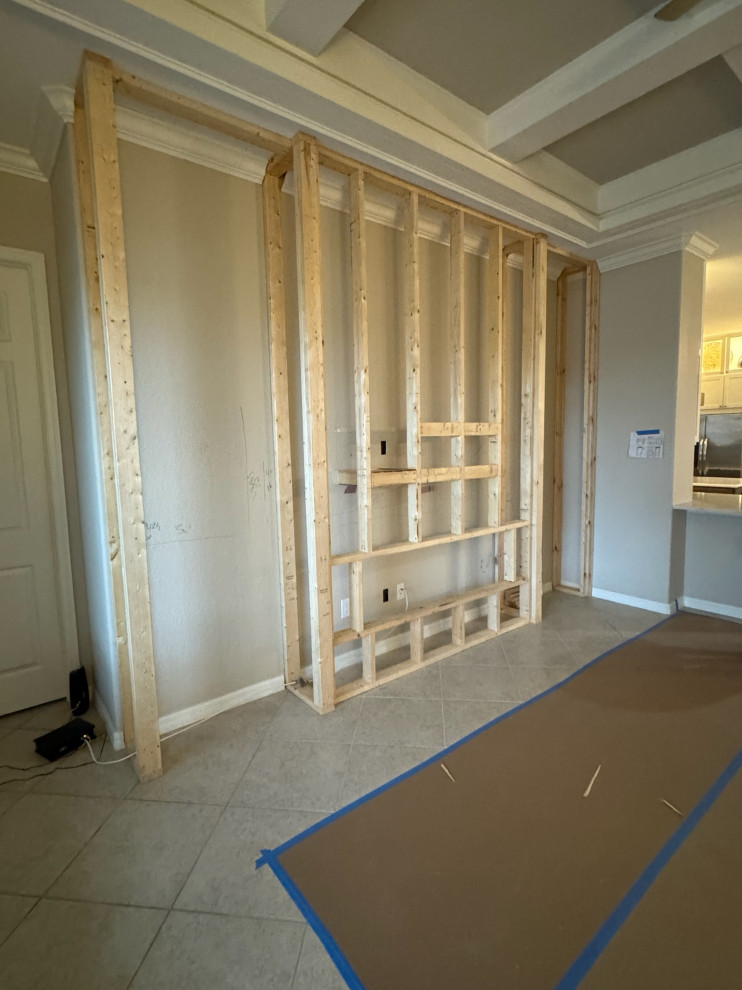 Fireplace Wall w/ Arches