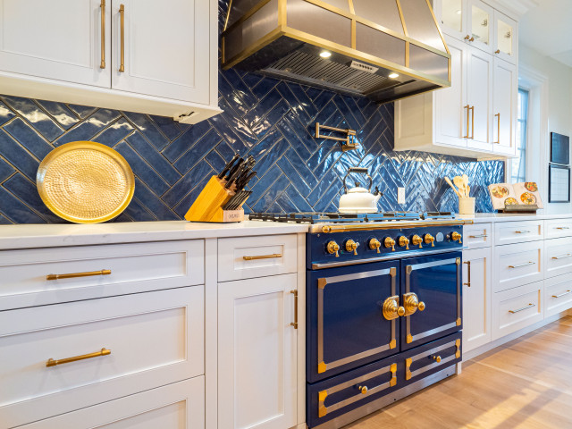 The Blue La Cornue fusion-kitchen