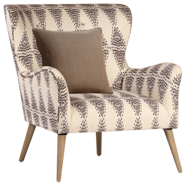 aztec print accent chair