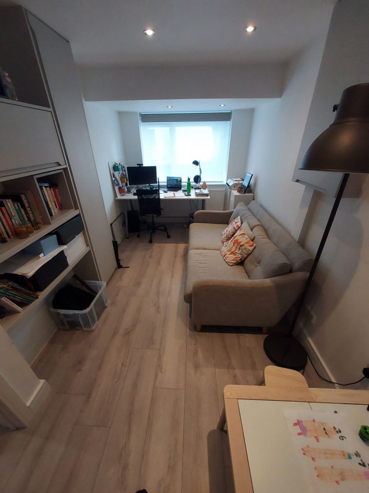 Single storey rear extension & garage conversion Modern Home Office