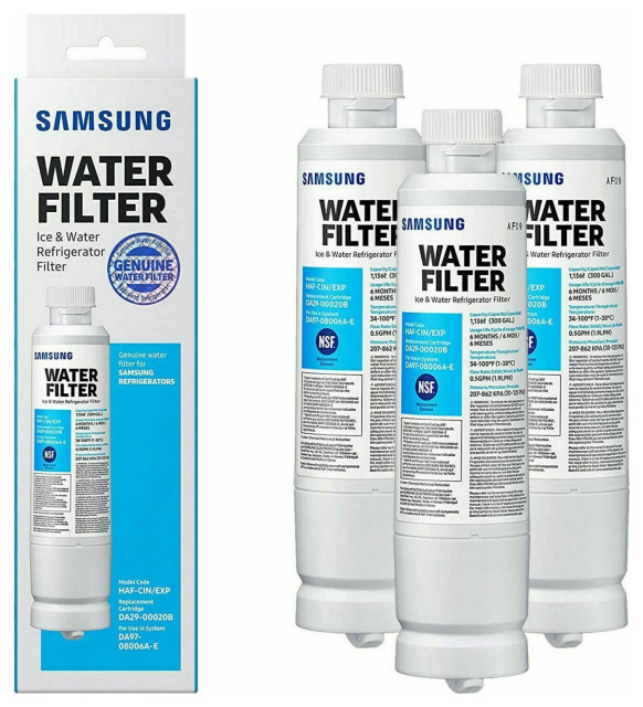 Refrigerator Water Filter For Samsung DA29-00020B Cartridge DA97-08006A 1-3Pk