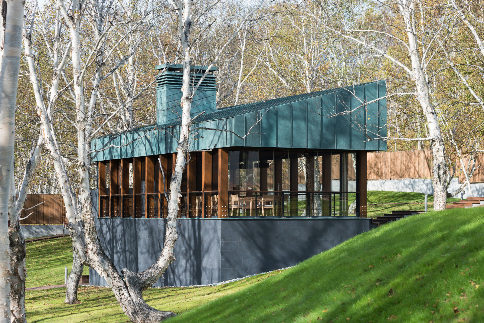 Павильон летней кухни на Камчатке