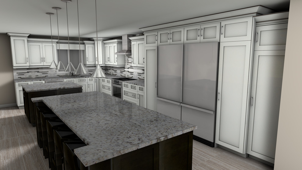 Transitional kitchen photo in Toronto