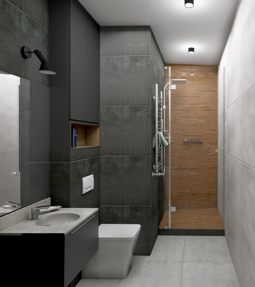 Дизайн-проект гостиной в стиле ЛОФТ