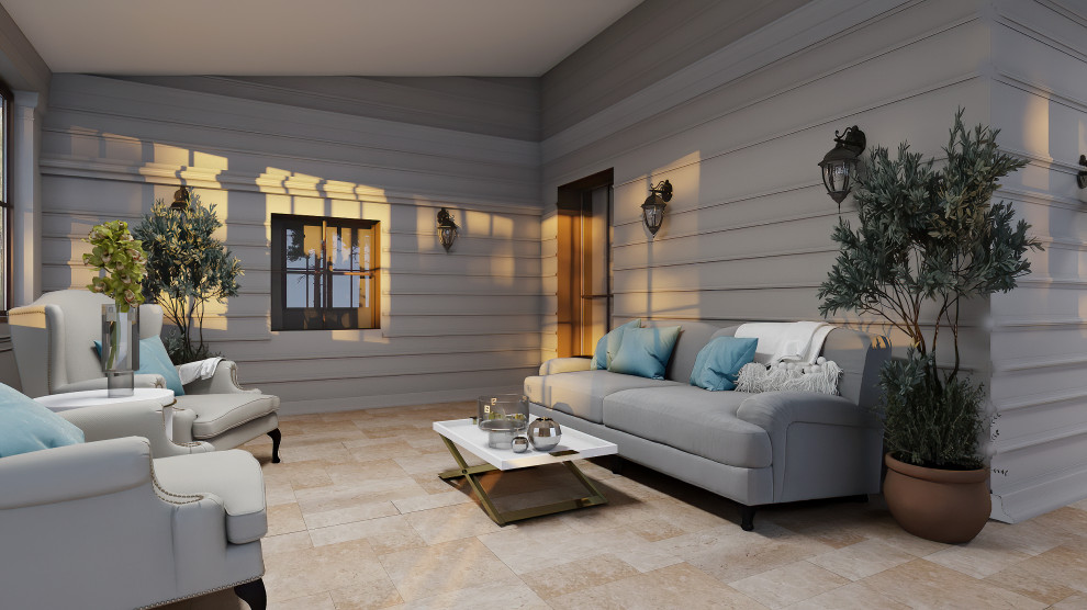 Зимний сад интерьер.Трувиль