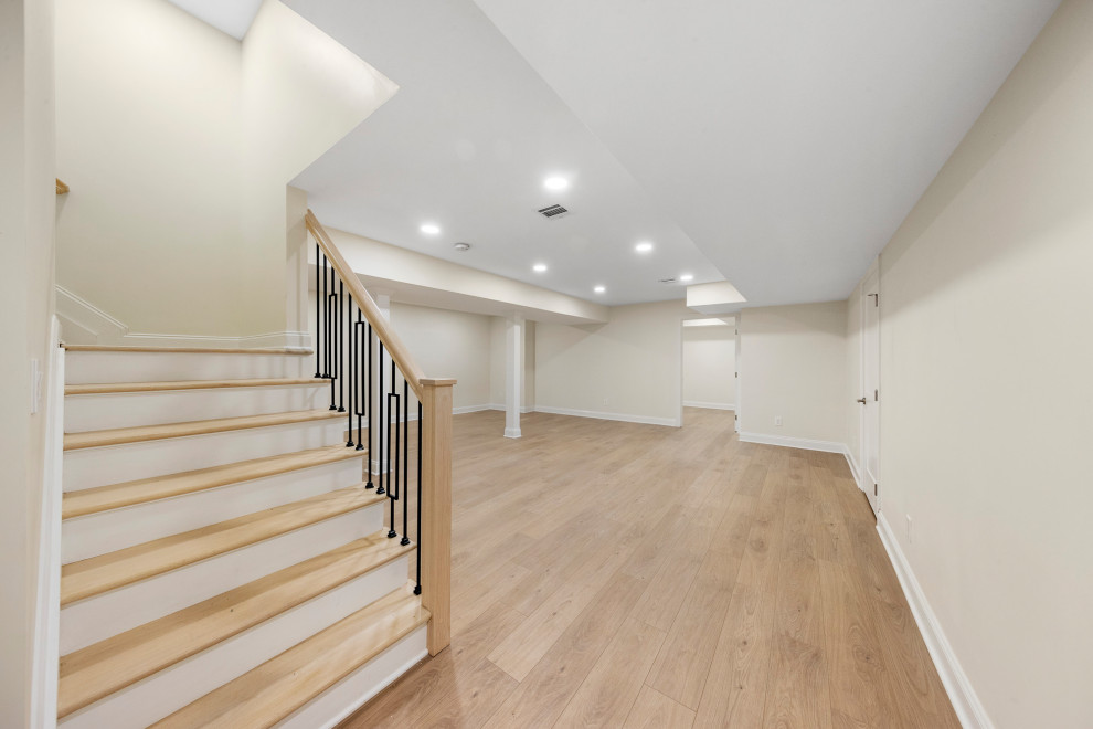 Finished Basement New Home Construction in Summit, NJ | WA Construct