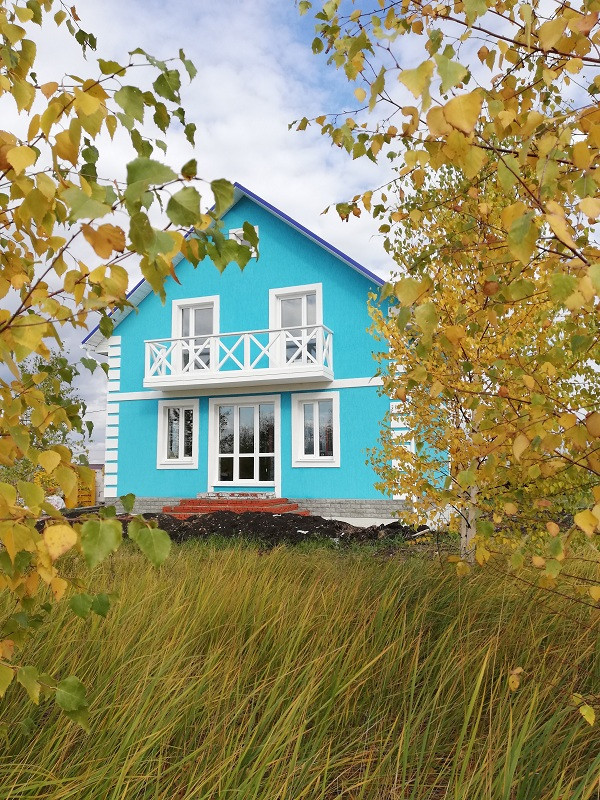 Дом по типовому проекту площадью 107 кв.м.