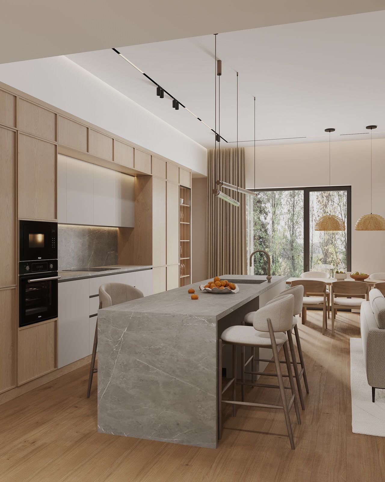 Интерьер дома в КП Урман