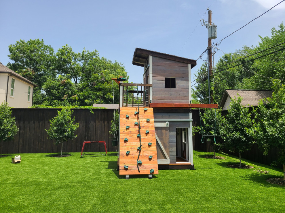 Modern Custom Playsets Modern Dallas by Backyard Fun Factory Houzz
