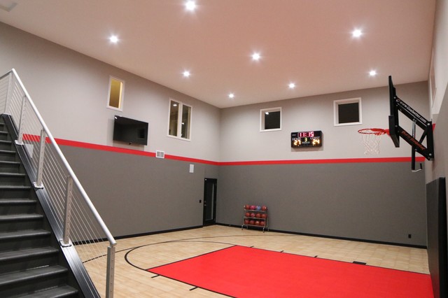 Private Indoor Basketball Court, HGTV Faces of Design