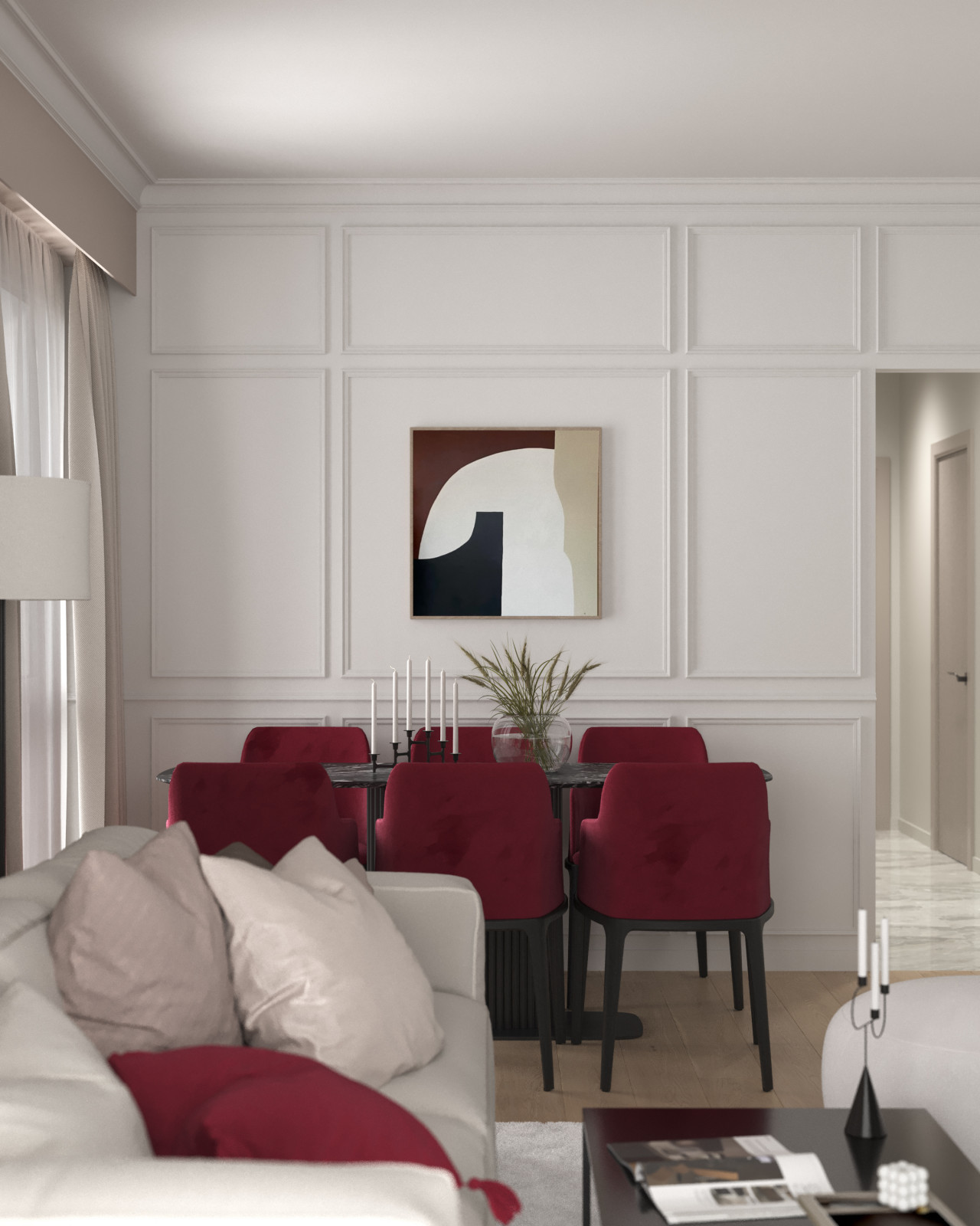 Интерьеры во французском стиле.