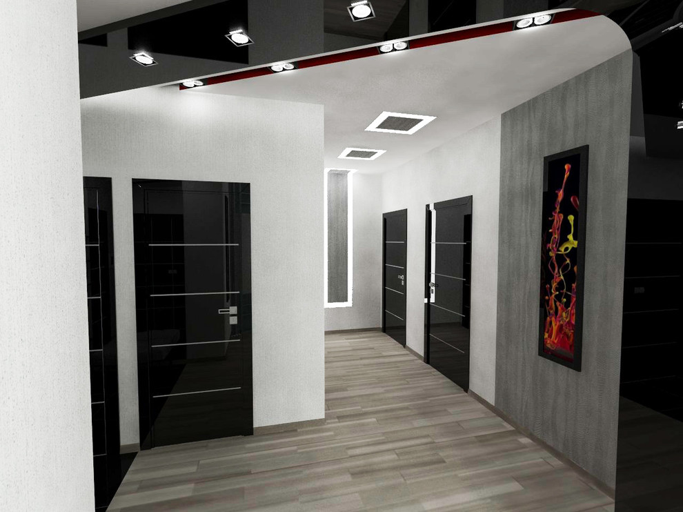 квартира стиль хай тэк + футуризм